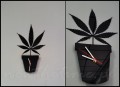 Zegar ścienny marihuana
