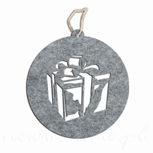 Bombka z filcu - prezent