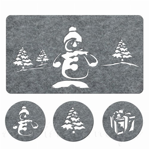 Świąteczny bieżnik na stół