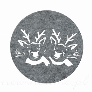 Podkładka pod dzbanek - renifer