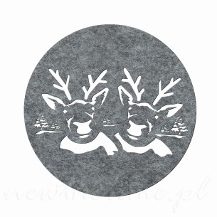Podkładka pod dzbanek - renifer