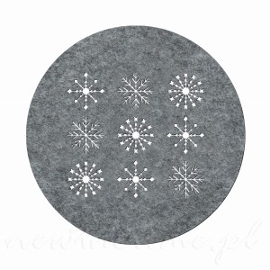 Podkładka pod dzbanek - śnieżynka