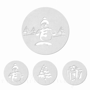 Świąteczny ZESTAW na stół Bałwanek BIAŁY