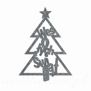 Świąteczny bieżnik na stół - choinka