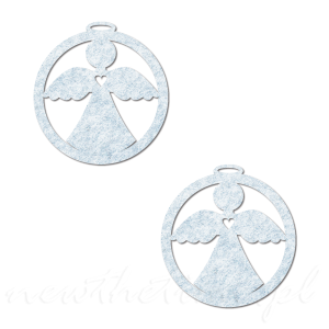 Zawieszki filcowe - Aniołki