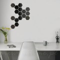 Dekoracyjne lustro hex