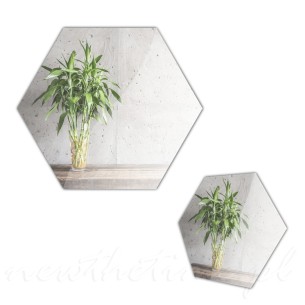 Lustro dekoracyjne Mini Hex - sztuki 