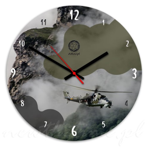 zegar samolot  wojskowy militarny