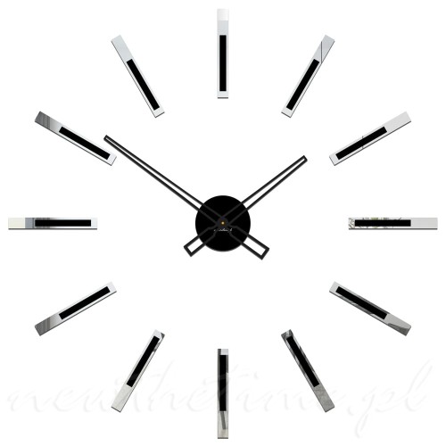 zegar-scienny-czarna-tarcza-lustrzane-kreski-cichy-plynacy-naklejany