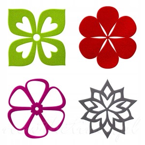 Podkładki filcowe - 16 SZTUK - ZESTAW !