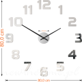 zegar-scienny-srebrne-cyfry-lustrzany-polysk