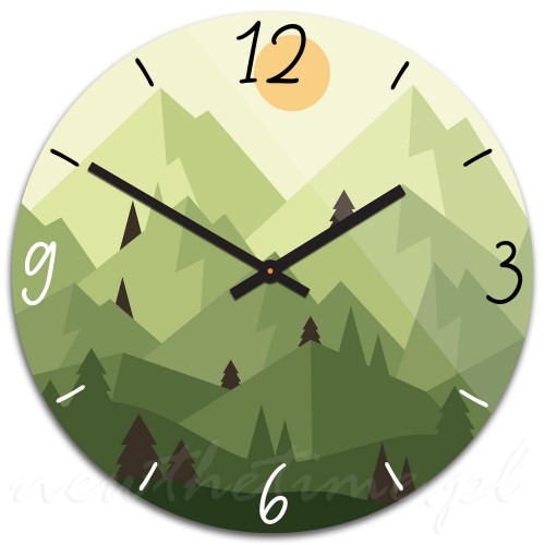 zegar-scienny-krajobraz-gorski-minimal