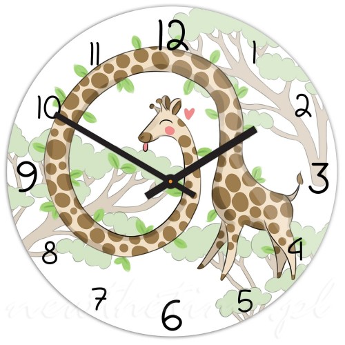 zegar-scienny-zyrafa-dla-dzieci-szklany