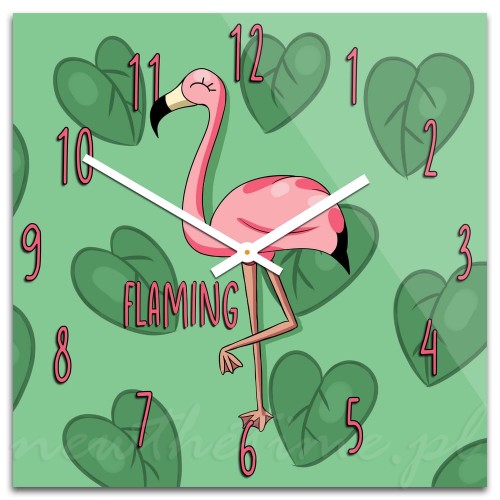 zegar-scienny-flaming-flamingo-dla-dzieci