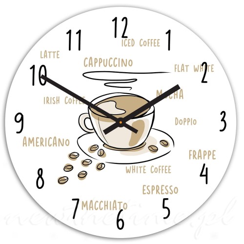 zegar-scienny-kawa-rodzaje-kawy-dekoracyjny