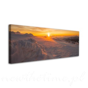 Obraz na płótnie Śnieżnik 90x30 cm