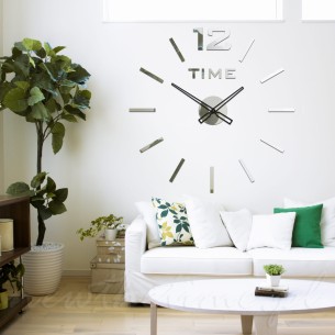 Zegar ścienny Linea V1 - lustrzany 70cm