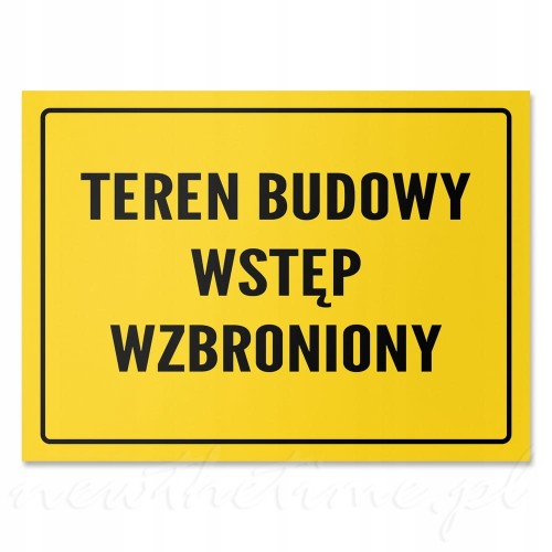 tablica-informacyjna-pvc-budowlana-teren-budowy-wstep-wzbroniony