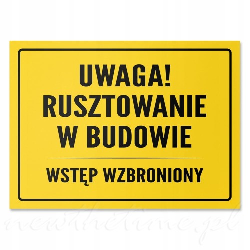 tablica-informacyjna-pvc-budowlana-uwaga-rusztowanie-w-budowie