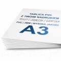 Drukowana Tablica szyld PCV PVC A3 - 42x30 cm