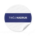 Drukowane kolorowe naklejki - wlepy z Twoim logo 100 szt. - okrągłe