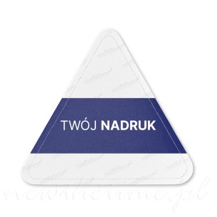 Naklejki - wlepy z Twoim logo 100 szt. - trójkąt