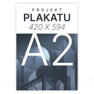 Plakat A2 dekoracyjny Satynowy papier 230g  Wyraźny, trwały druk