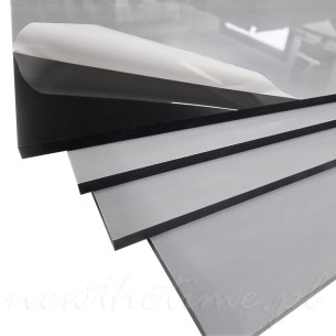 Plexi Czarna Połysk 23x60 cm 3mm pmma