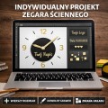 Usługa projektowa zegar ścienny