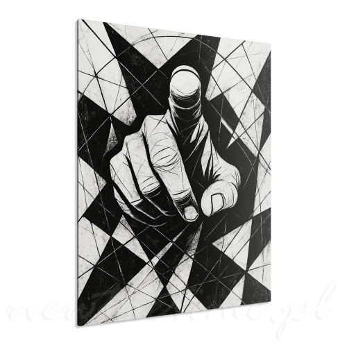 obraz-60-40-cm-czarno-biala-reka-sztuka-nowoczesna-abstrakcja