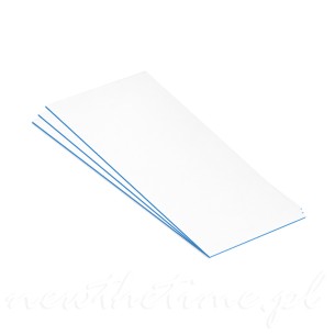 Laminat grawerski do lasera  - LZ-917 biały - niebieski grawer, 610x305 mm