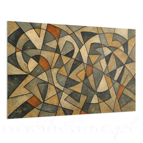 obraz-60-40-cm-abstrakcyjny-geometryczne-formy-cieple-kolory