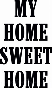 Napis ścienny Sweet Home
