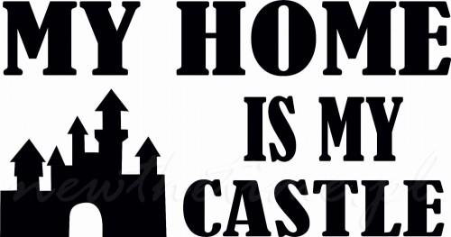 czarny-napis-na-sciane-naklejany-my-home-is-my-castle
