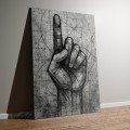 obraz-abstrakcyjny-uplift-szary-motyw-dloni-z-palcem-wskazujacym-wizualizacja-2-na-drewnianej-podlodze-60-40-cm