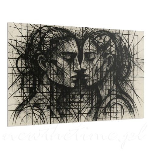 obraz-czarno-bialy-abstrakcyjny-fractured-echo-60-40-cm