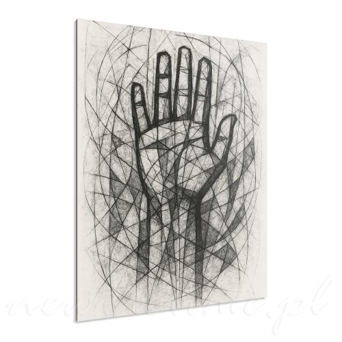 Obraz-na-plotnie-vertical-signal-czarno-biala-abstrakcja-reka-60-40-cm