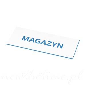 Tabliczki grawerowane na zamówienie – laminat 300x100 mm własny tekst