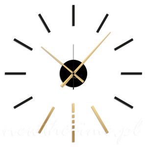 Nowoczesny zegar ścienny minuto designerski