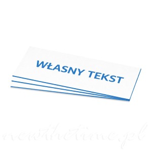 Grawerowane tabliczki z laminatu 60x20 mm - własny tekst, mix kolorów