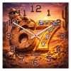 Zegar ścienny 67 pustynia skarb 30x30 cm PVC – młodzieżowy
