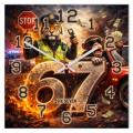 Zegar ścienny 67 street money chaos młodzieżowy