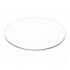 Okrągłe szkło hartowane 40 cm - szlifowane polerowane na trapez 4 mm