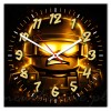 Zegar ścienny żołnierz gaming złoty 30x30 cm PVC – młodzieżowy