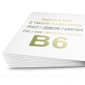 Tablica PVC B6 12,5 × 17,6 cm – sztywna płyta PVC