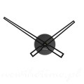 Mechanizm zegarowy CLASS BLACK MAT- cichy, czarny, matowy 9 cm