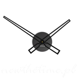 Mechanizm zegarowy CLASS BLACK MAT- cichy, czarny, matowy 9 cm