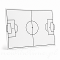 Tablica taktyczna do piłki nożnej suchościeralna PVC 3 mm 60x90 cm