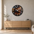 zegar-scienny-szklany-50-cm-elektryk-rozdzielnia-elektryczna-biale-wskazowki-z-bliska-detal-cieple-kolory-sciany-salon