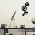 zegar-scienny-mechaniczne-kola-zebate-czarny